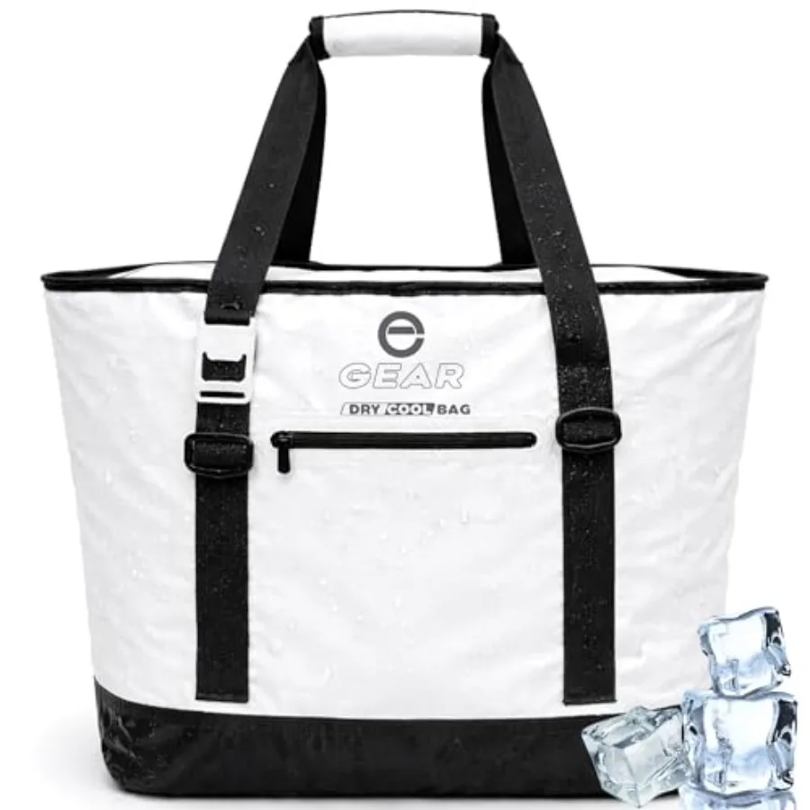 Soft Sided Cooler Tote Bag Waterproof Leakproof Insulated Dry Bag Cooler with Zipper Top, Collapsible Beach, Pool, Boat, Grocer
Soft Sided Cooler Tote Bag Waterproof Leakproof Insulated Dry Bag Cooler with Zipper Top, Collapsible Beach, Pool, Boat, Grocer
