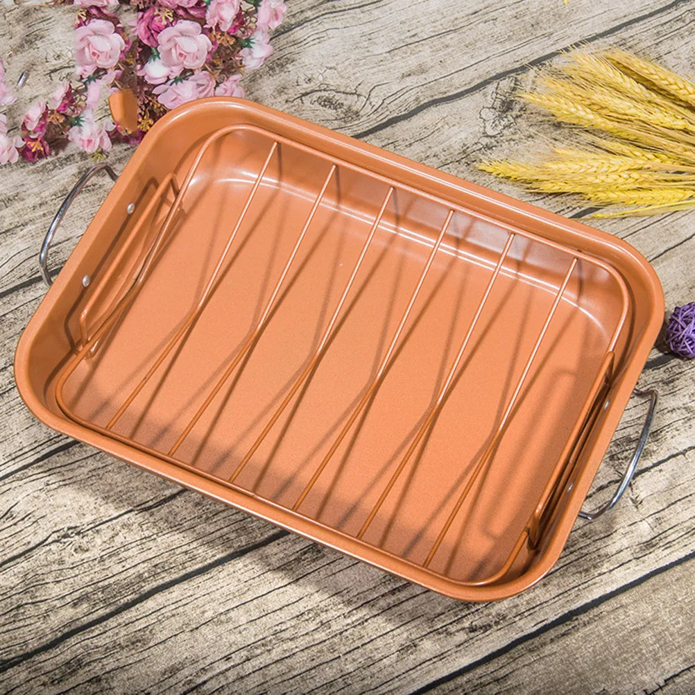 Carbon Steel Baking Pan Nonstick Surface Even Heat Distribution for Cakes Bread Roast Chicken French Fries Baking Tray
Carbon Steel Baking Pan Nonstick Surface Even Heat Distribution for Cakes Bread Roast Chicken French Fries Baking Tray