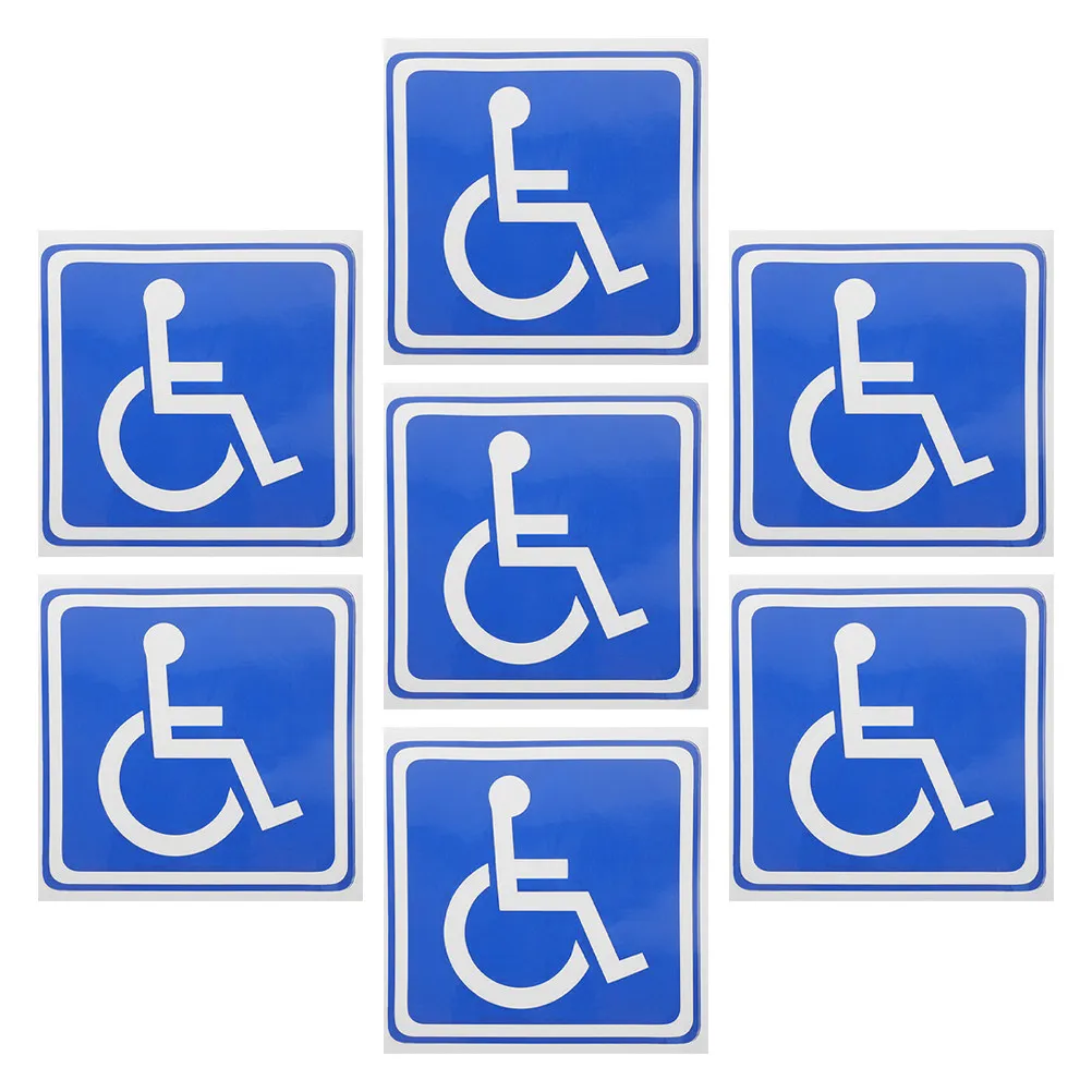7Pcs Disabled Wheelchair Stickers Handicap Signs Self Adhesive Vinyl Decals for Car Bumper Window Door Handicap Parking Symbol
7Pcs Disabled Wheelchair Stickers Handicap Signs Self Adhesive Vinyl Decals for Car Bumper Window Door Handicap Parking Symbol