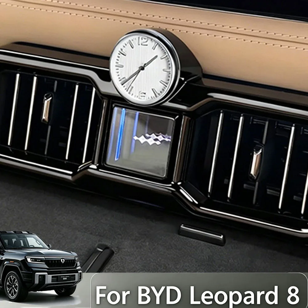 For BYD Leopard 8 Denza B8 2024 2025 2026 Center Console Air Vent Luminous Quartz Clock Car Timepiece Modification Accessories
For BYD Leopard 8 Denza B8 2024 2025 2026 Center Console Air Vent Luminous Quartz Clock Car Timepiece Modification Accessories