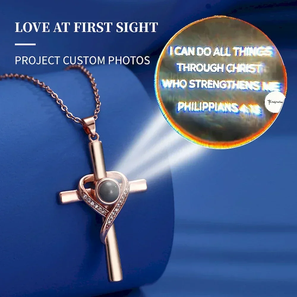 Heart Shaped Cross Projection Pendant Necklace Women Neck Jewelry Collarbone 50cm Stainless Steel Chain Wholesale Drop Shipping
Heart Shaped Cross Projection Pendant Necklace Women Neck Jewelry Collarbone 50cm Stainless Steel Chain Wholesale Drop Shipping