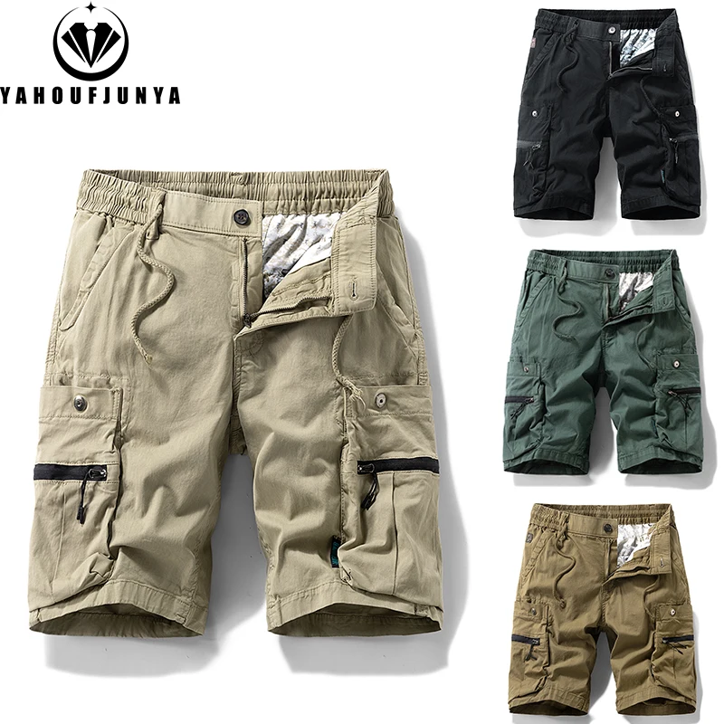 Hots 2025 Men Summer Solid Color Cotton Cargo Straight Shorts Men Outdoor Leisure Elastic Waist High-Quality Design Shorts Male
Hots 2025 Men Summer Solid Color Cotton Cargo Straight Shorts Men Outdoor Leisure Elastic Waist High-Quality Design Shorts Male