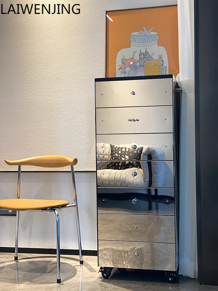 HLZ light luxury simple stainless steel mirror bedside table side table jewelry storage cabinet bright bedroom bedside table
HLZ light luxury simple stainless steel mirror bedside table side table jewelry storage cabinet bright bedroom bedside table