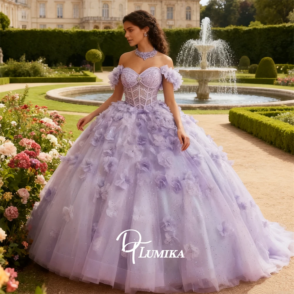 Лавандовые 3D цветы, милые платья 15, бальное платье, платья для выпускного вечера для женщин, платья Quinceanera по индивидуальному заказу, платья для причастия
Лавандовые 3D цветы, милые платья 15, бальное платье, платья для выпускного вечера для женщин, платья Quinceanera по индивидуальному заказу, платья для причастия