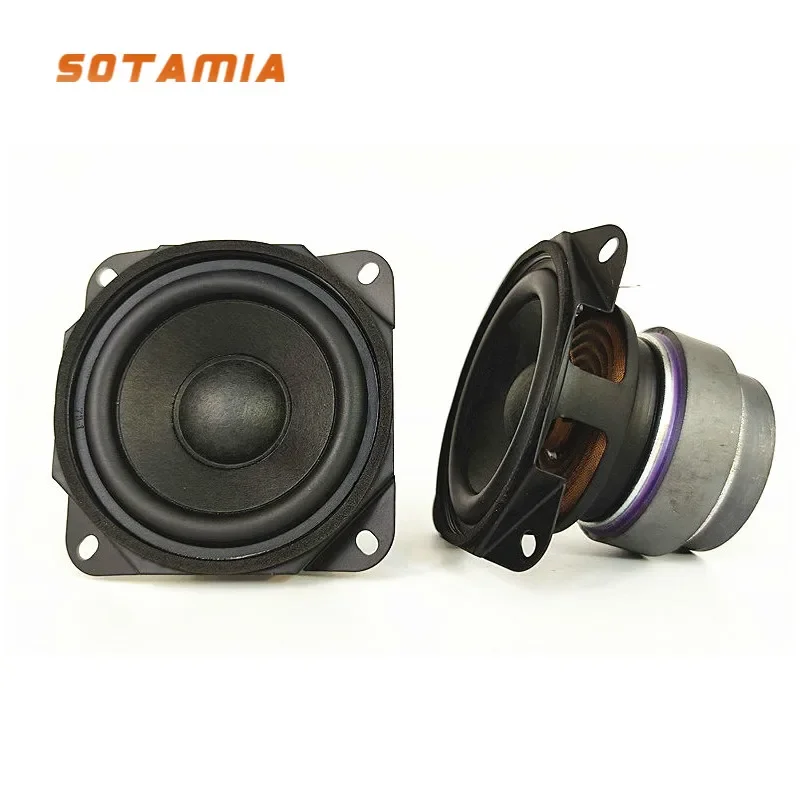 SOTAMIA 2Pcs 3 Inch Full Range Speaker Units Bluetooth Speaker 6 Ohm 35W Long Stroke Loudspeaker Amplifier Sound Home Audio DIY
SOTAMIA 2Pcs 3 Inch Full Range Speaker Units Bluetooth Speaker 6 Ohm 35W Long Stroke Loudspeaker Amplifier Sound Home Audio DIY