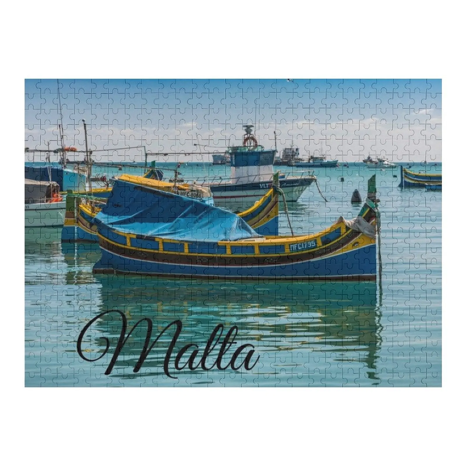 Malta, village of Marsaxlokk Jigsaw Puzzle Diorama Accessories Personalised Toys Puzzle
Malta, village of Marsaxlokk Jigsaw Puzzle Diorama Accessories Personalised Toys Puzzle