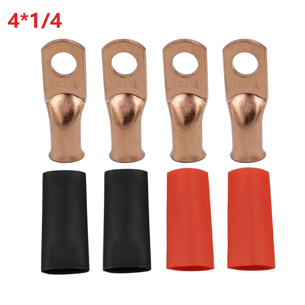 Wire Lugs Terminal Workshop 4AWG Accessories Battery Terminal Cold-pressed Connectors Copper Cable Lugs Replacement
Wire Lugs Terminal Workshop 4AWG Accessories Battery Terminal Cold-pressed Connectors Copper Cable Lugs Replacement