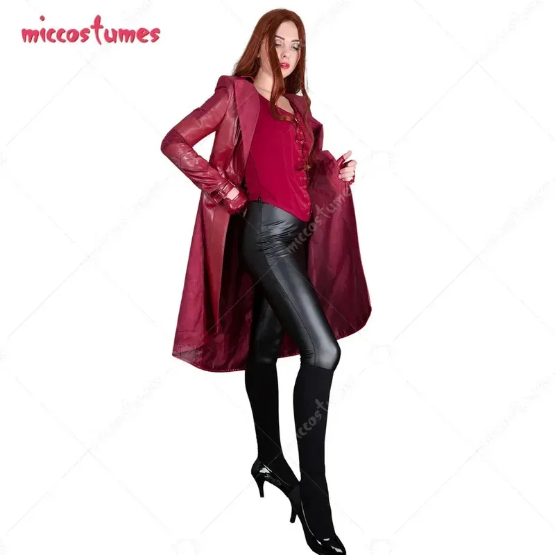 25COSWomen's Wanda Scarlet Witch Costume Cosplay Outfit Jacket with Pants Vest for Women Halloween Outfit
25COSWomen's Wanda Scarlet Witch Costume Cosplay Outfit Jacket with Pants Vest for Women Halloween Outfit