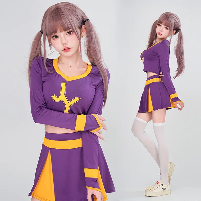 Soccer Babe Cheerleading Uniform Halloween Cos Girls Uniform Basketball Cheerleading Uniform Competitive Gymnastics Competition
Soccer Babe Cheerleading Uniform Halloween Cos Girls Uniform Basketball Cheerleading Uniform Competitive Gymnastics Competition