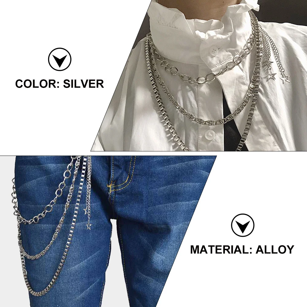 1 pc Multi-Layer Alloy Star Waist Chain Silver For Travel Party Disco Versatile Belt Chain Exquisite Skirt Decoration
1 pc Multi-Layer Alloy Star Waist Chain Silver For Travel Party Disco Versatile Belt Chain Exquisite Skirt Decoration