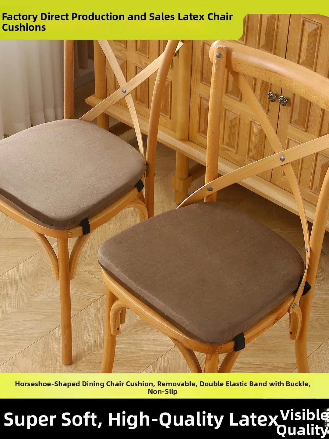 Horseshoe Shaped Latex Pad Wood Chair Windsor Chair Dining Table Stool Four Seasons Universal Cushion Home Hotel
Horseshoe Shaped Latex Pad Wood Chair Windsor Chair Dining Table Stool Four Seasons Universal Cushion Home Hotel