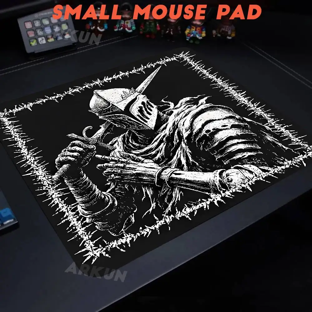 Cool Grunge Medieval Knight Game Mouse Pad Monochrome Dark Fantasy Warrior Mouse Mat, Non-Slip Keyboard Pad For Home Office
Cool Grunge Medieval Knight Game Mouse Pad Monochrome Dark Fantasy Warrior Mouse Mat, Non-Slip Keyboard Pad For Home Office
