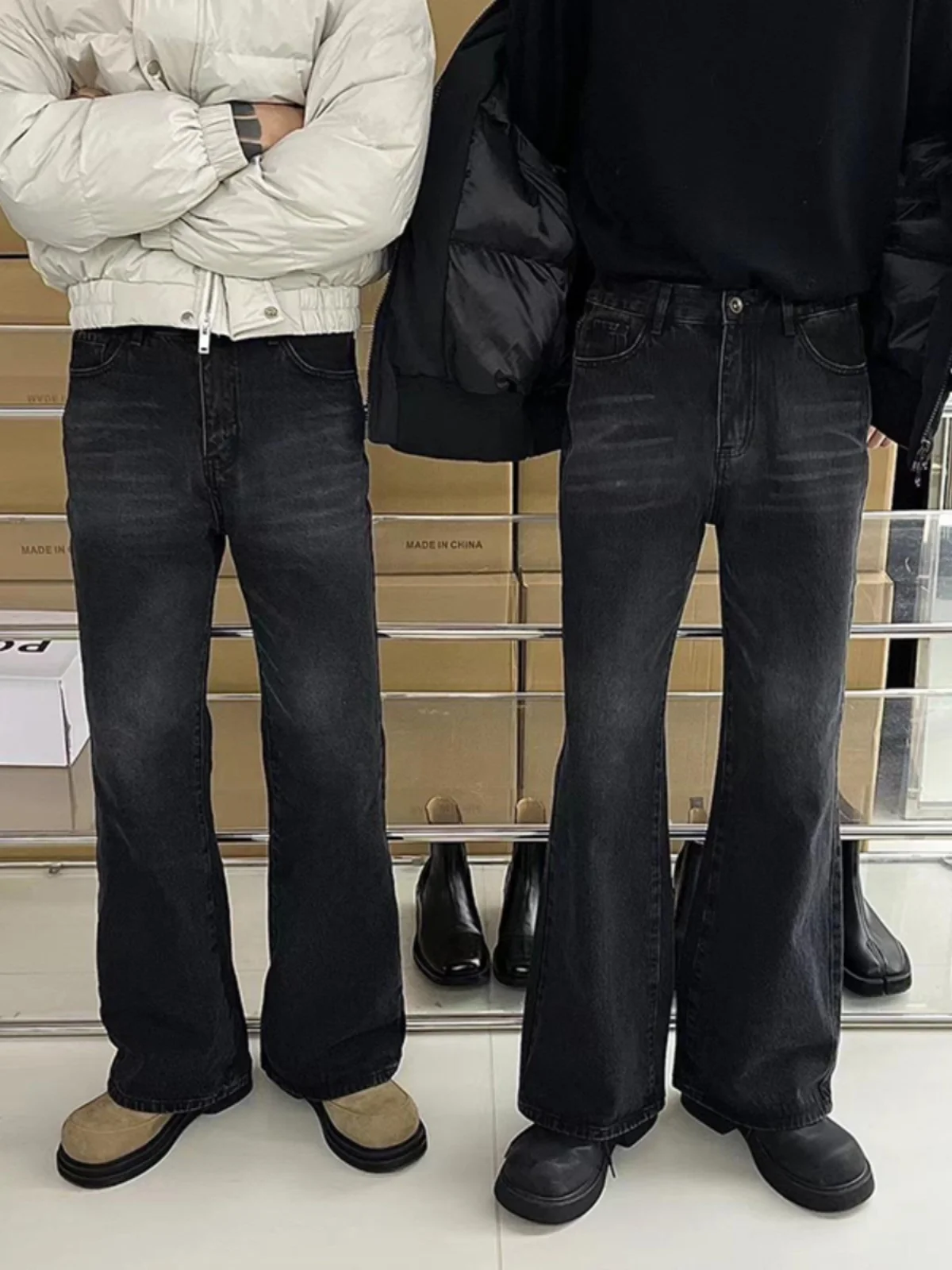 Vintage Mustache Early Spring Straight Leg Men's Jeans American Vibe Clean Fit Heavy Duty Wide Leg Micro Flare Pants
Vintage Mustache Early Spring Straight Leg Men's Jeans American Vibe Clean Fit Heavy Duty Wide Leg Micro Flare Pants