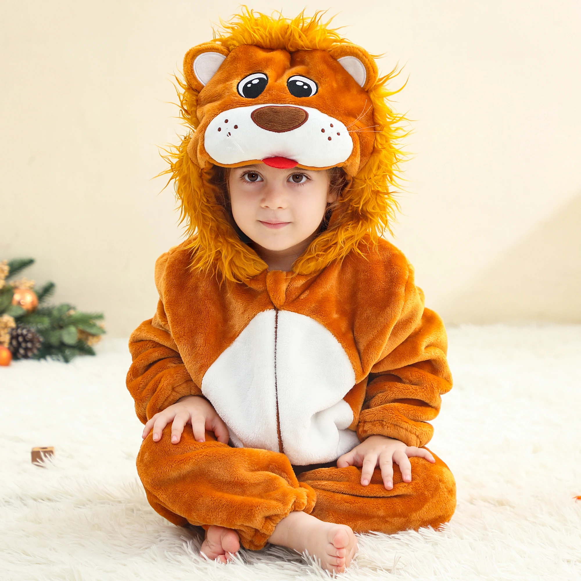 MICHLEY Monkey Lion Capybara Baby Rompers Clothes Hooded Flannel Cosplay Toddler Pajamas Bodysuit Jumpsuit Costume For Kid Boy
MICHLEY Monkey Lion Capybara Baby Rompers Clothes Hooded Flannel Cosplay Toddler Pajamas Bodysuit Jumpsuit Costume For Kid Boy