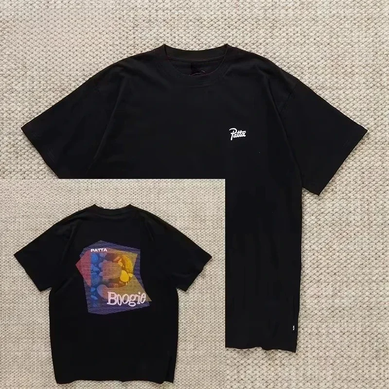 Summer men's PATTA Chlorophyll 20th anniversary pattern printed high-quality 100% pure cotton short-sleeved T-shirt clothing
Summer men's PATTA Chlorophyll 20th anniversary pattern printed high-quality 100% pure cotton short-sleeved T-shirt clothing