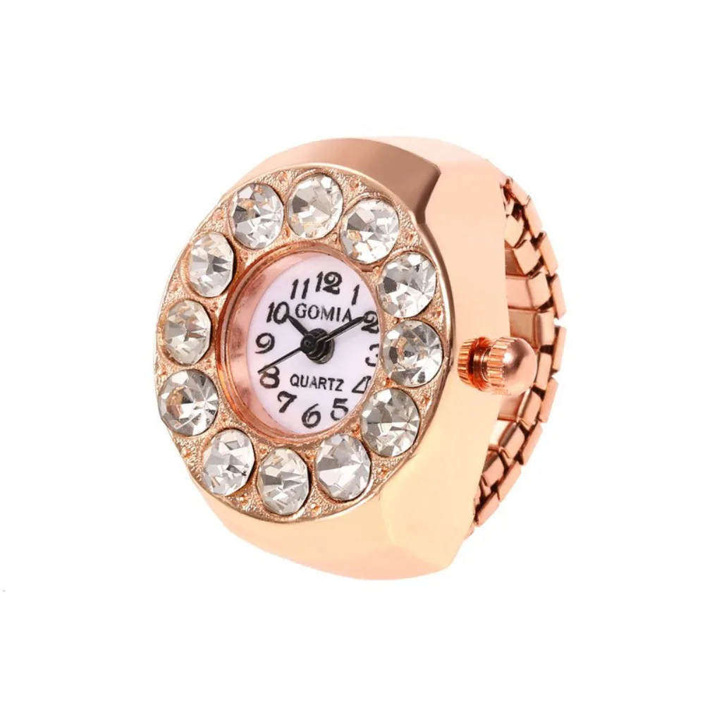 Fashion Alloy Ring Watch Stainless steel Diamond Finger Watch Quartz Watch Women
Fashion Alloy Ring Watch Stainless steel Diamond Finger Watch Quartz Watch Women