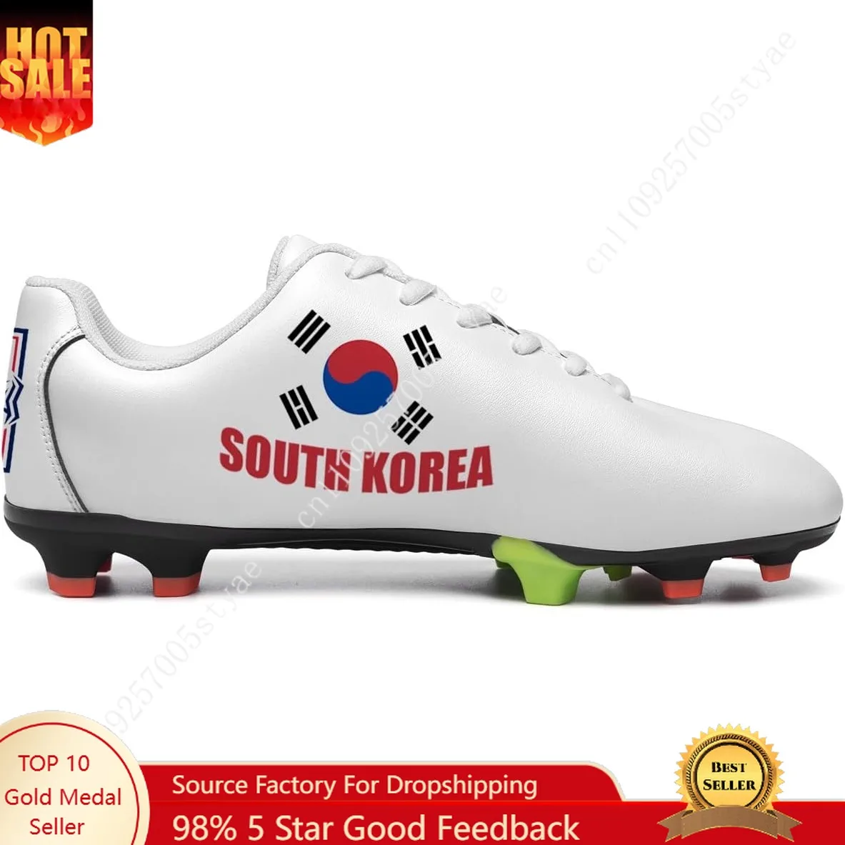 South Korea Flag Football Shoes Mens Womens Soccer Shoe PU Sneakers Outdoor Lace Up Sports Shoes 2026
South Korea Flag Football Shoes Mens Womens Soccer Shoe PU Sneakers Outdoor Lace Up Sports Shoes 2026