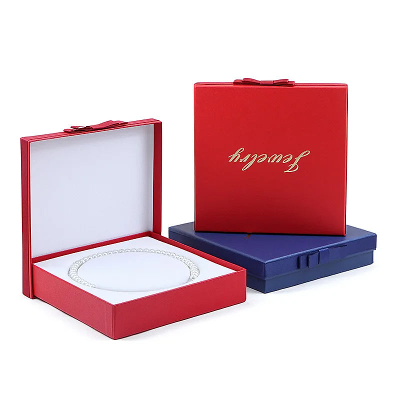 Pearl Necklace Jewelry Box High-end Bow Jewelry Packaging Display Case Wedding Gift Box Women Necklace Storage Organizer Holder
Pearl Necklace Jewelry Box High-end Bow Jewelry Packaging Display Case Wedding Gift Box Women Necklace Storage Organizer Holder