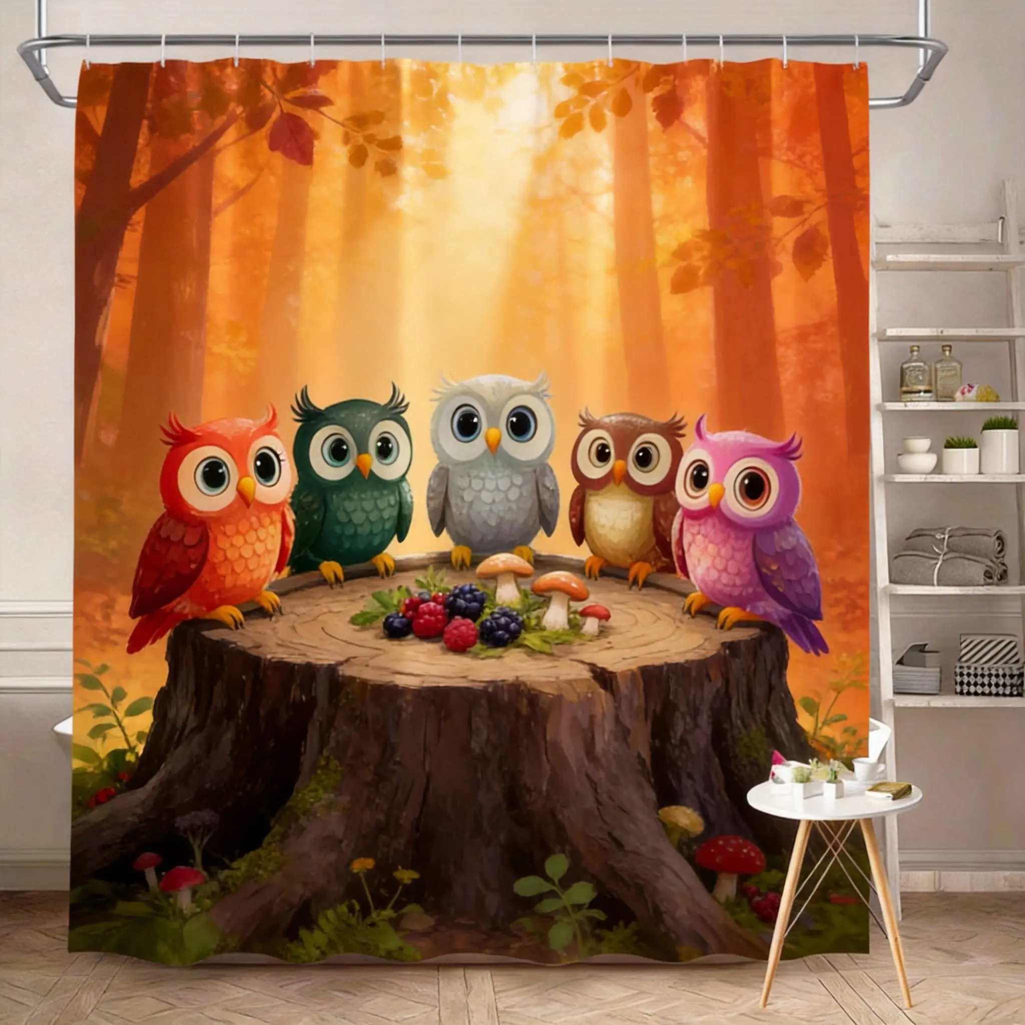 Душевая штора «Оригинальная сова» 180x180 см – Выразительные глаза и пастельный градиентный фон, осенний декор для ванной, 12 крючков
Душевая штора «Оригинальная сова» 180x180 см – Выразительные глаза и пастельный градиентный фон, осенний декор для ванной, 12 крючков