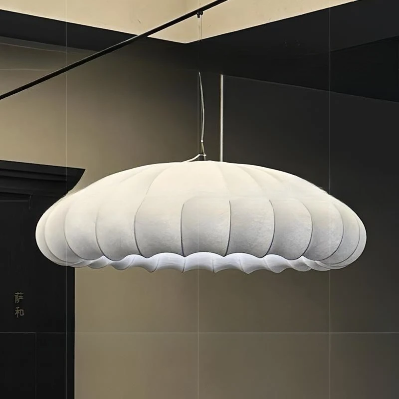 Japanese style wabi-sabi wind bedroom study dining room French cream wind chandelier
Japanese style wabi-sabi wind bedroom study dining room French cream wind chandelier