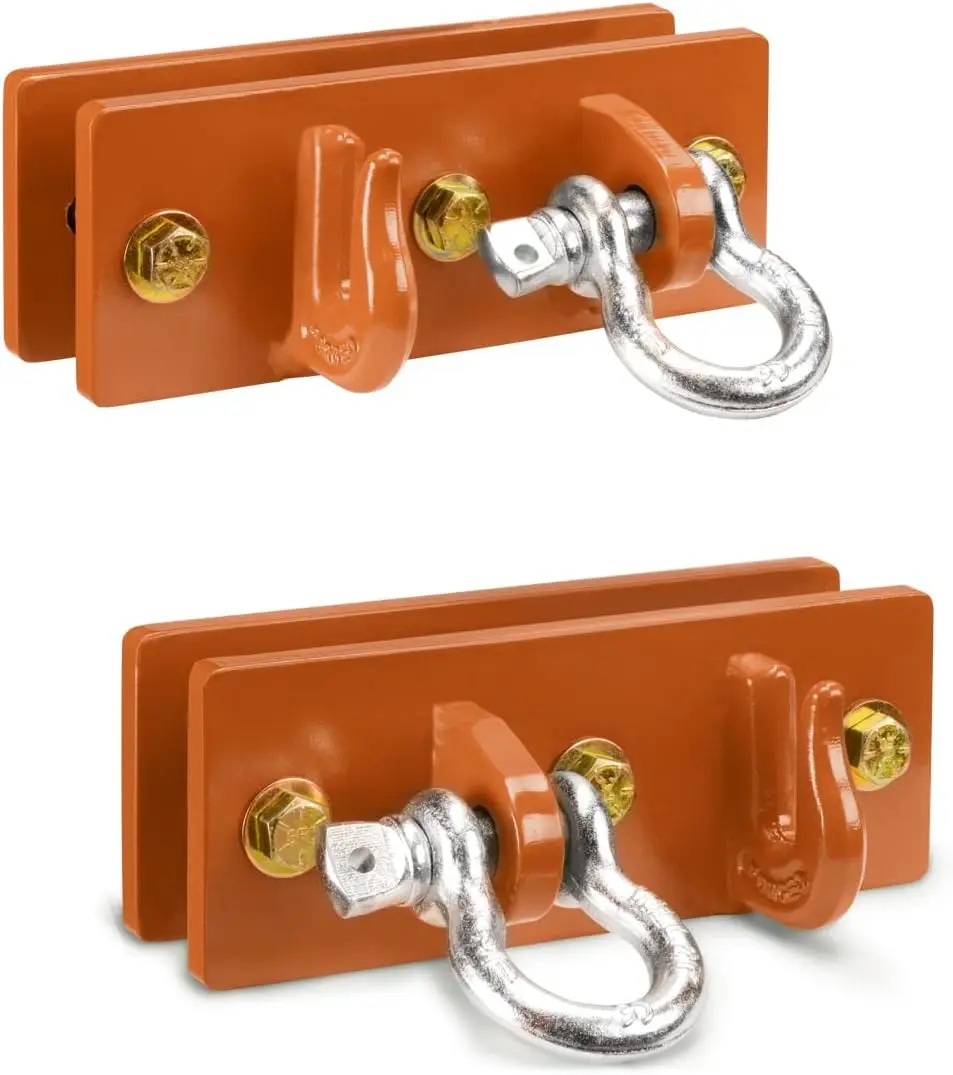 Heavy Duty Bolt-On Tractor Bucket Hooks with Shackle, G70 Steel, 4700 lbs Capacity for SUV RV UTV
Heavy Duty Bolt-On Tractor Bucket Hooks with Shackle, G70 Steel, 4700 lbs Capacity for SUV RV UTV