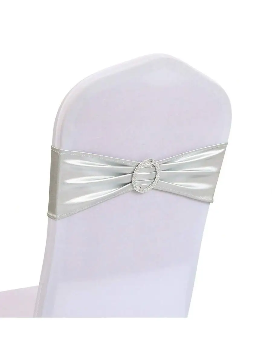Metallic Chair Sash With Rhinestone Buckle For Wedding Party Banquet Decoration
Metallic Chair Sash With Rhinestone Buckle For Wedding Party Banquet Decoration