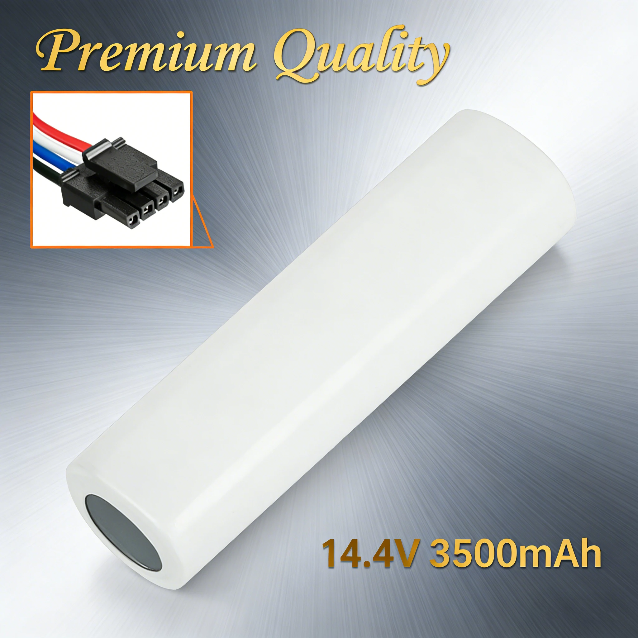 Replacement Battery P2026-4S1P-MMBK for Xiaomi 2C XMSTJQR2C Trover RLS3, 14.4V 3500mAh Li-ion Battery Pack for Robot Vacuum
Replacement Battery P2026-4S1P-MMBK for Xiaomi 2C XMSTJQR2C Trover RLS3, 14.4V 3500mAh Li-ion Battery Pack for Robot Vacuum