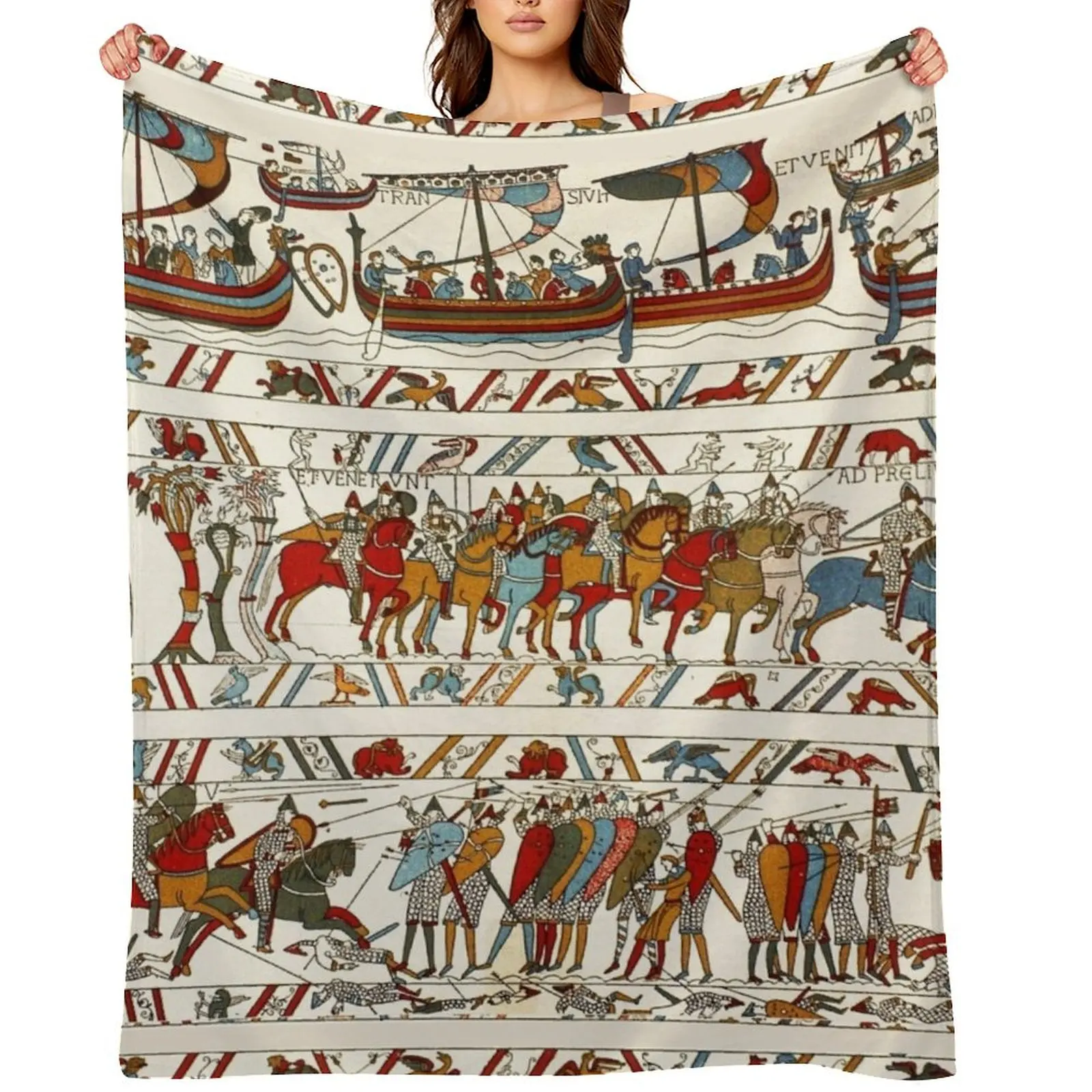 THE BAYEUX TAPESTRY ,BATTLE OF HASTINGS ,NORMAN KNIGHTS AND VIKING SHIPS Throw Blanket Stuffeds Winter beds funny gift Blankets
THE BAYEUX TAPESTRY ,BATTLE OF HASTINGS ,NORMAN KNIGHTS AND VIKING SHIPS Throw Blanket Stuffeds Winter beds funny gift Blankets