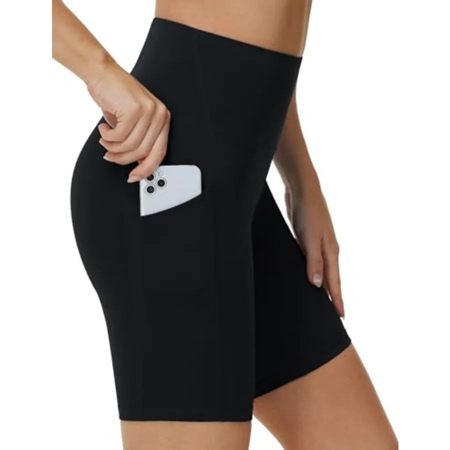 THE GYM PEOPLE Women's High Waist Workout Shorts Stretchy Tummy Control Yoga Biker Running Shorts with Pockets
THE GYM PEOPLE Women's High Waist Workout Shorts Stretchy Tummy Control Yoga Biker Running Shorts with Pockets