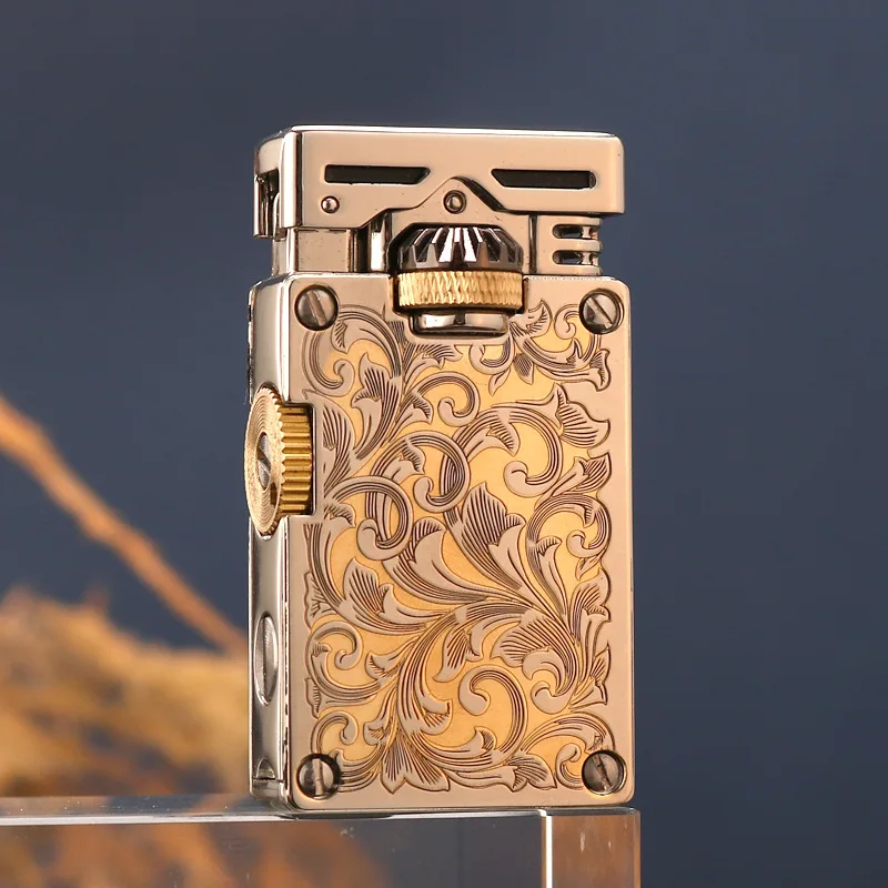 2026 new CHIEF Leader Retro Grinding Wheel Lighter Open Flame Brass Double-Side Engraving Retro Vintage Men's Gift Wholesale
2026 new CHIEF Leader Retro Grinding Wheel Lighter Open Flame Brass Double-Side Engraving Retro Vintage Men's Gift Wholesale