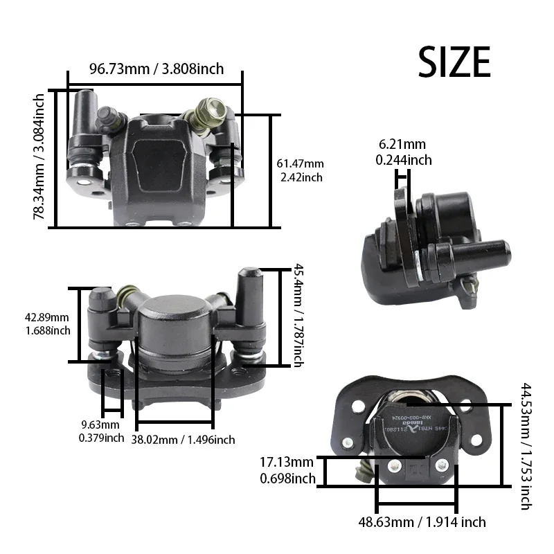 LINGQI RACING Motorcycle Front Left Right Brake Disc Rotor Lower Pump Caliper For Electric Vehicle City Scooter Buggy Go Kart
LINGQI RACING Motorcycle Front Left Right Brake Disc Rotor Lower Pump Caliper For Electric Vehicle City Scooter Buggy Go Kart