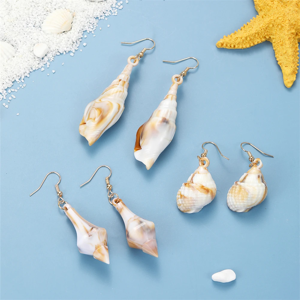 Trend Shell Earrings Classical Multishape Shell Pendant Earrings Delicate Women's Earrings for Birthday Gift
Trend Shell Earrings Classical Multishape Shell Pendant Earrings Delicate Women's Earrings for Birthday Gift
