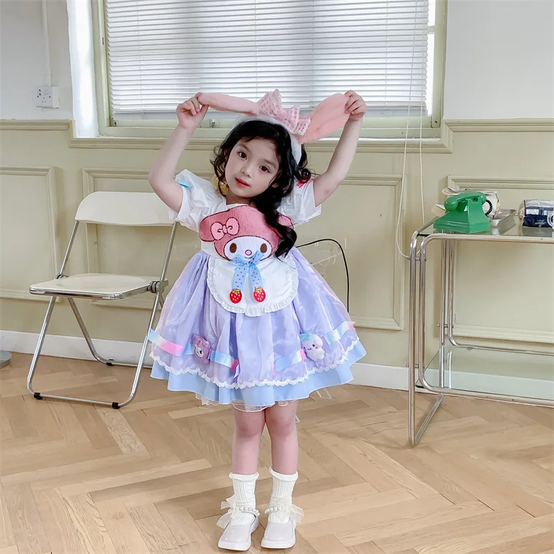 Платье принцессы Sanrio для косплея Мелоди и Лолиты, лето 2024, Детский костюм, платье, пышная юбка, костюм, милый подарок девочке на день рождения
Платье принцессы Sanrio для косплея Мелоди и Лолиты, лето 2024, Детский костюм, платье, пышная юбка, костюм, милый подарок девочке на день рождения