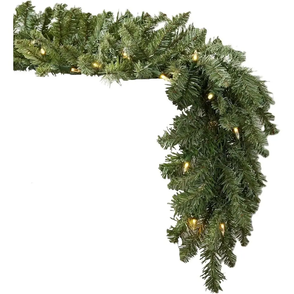 Blue Spruce Christmas Garland - Natural Colorado-Inspired Greenery Garland with Battery-Operated LED Clear Lights or Indoor and
Blue Spruce Christmas Garland - Natural Colorado-Inspired Greenery Garland with Battery-Operated LED Clear Lights or Indoor and