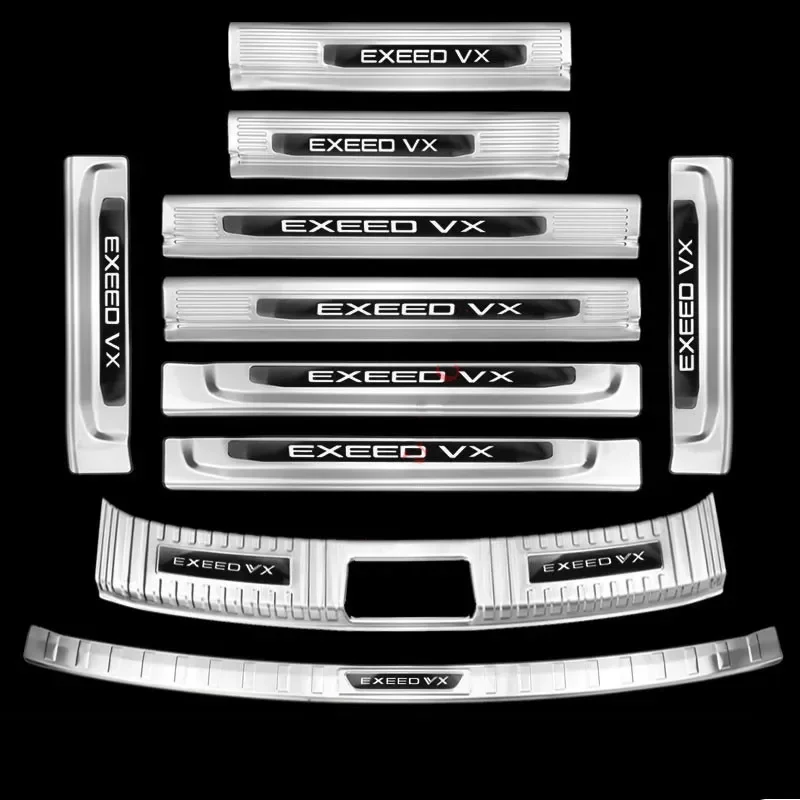 Для CHERY EXEED VX 2021-2022 автомобильная защита порога из нержавеющей стали, защитная пластина порога багажника, автомобильные аксессуары
Для CHERY EXEED VX 2021-2022 автомобильная защита порога из нержавеющей стали, защитная пластина порога багажника, автомобильные аксессуары