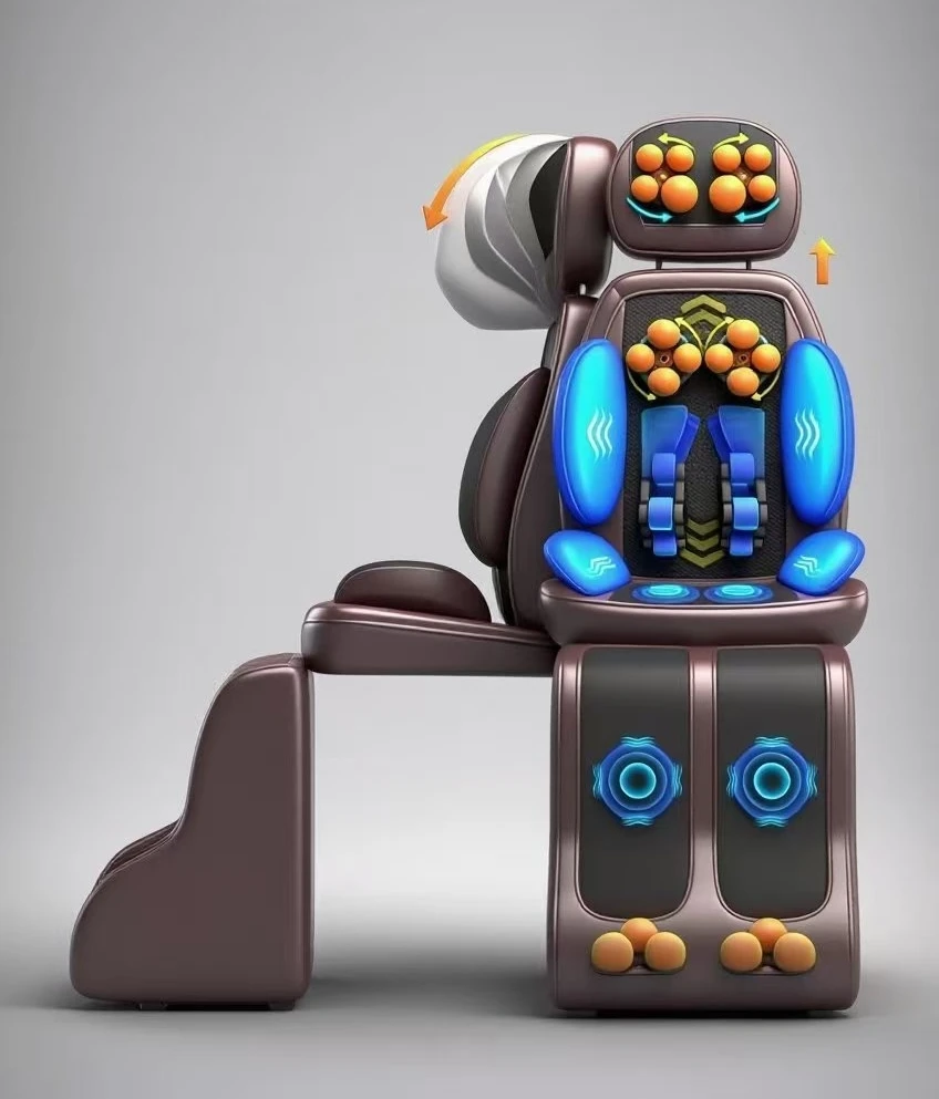 Массажер для шеи шиацу с подогревом, разминающее полную спину, массажное кресло, подушка с регулировкой высоты, вибрация икры, черный, коричневый
Массажер для шеи шиацу с подогревом, разминающее полную спину, массажное кресло, подушка с регулировкой высоты, вибрация икры, черный, коричневый