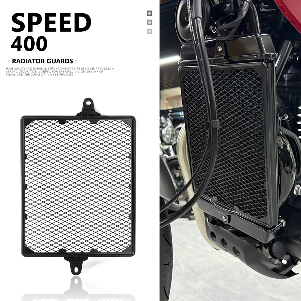 New SPEED 400 Radiator Grille Guard Cover Motorcycle Accessories Black For Speed 400 Speed400 2024 2025
New SPEED 400 Radiator Grille Guard Cover Motorcycle Accessories Black For Speed 400 Speed400 2024 2025