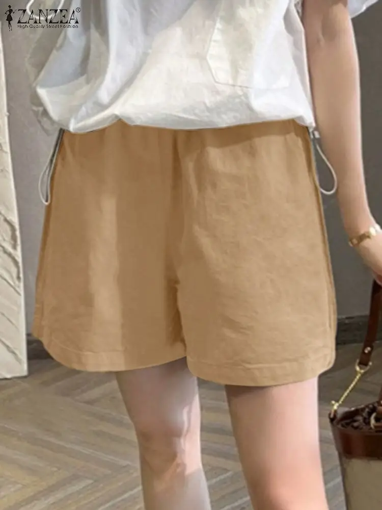 ZANZEA Women Elastic Waist Solid Pants Casual Loose Work Trousers Elegant Party Work Palazzo Streetwear Fashion Summer Shorts
ZANZEA Women Elastic Waist Solid Pants Casual Loose Work Trousers Elegant Party Work Palazzo Streetwear Fashion Summer Shorts