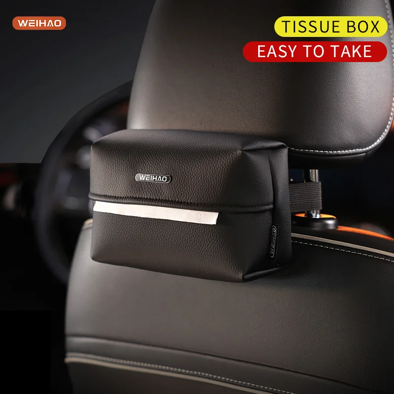 Car tissue box car seat back hanging tissue bag wear-resistant and durable life napkins leather covers tissue bags
Car tissue box car seat back hanging tissue bag wear-resistant and durable life napkins leather covers tissue bags