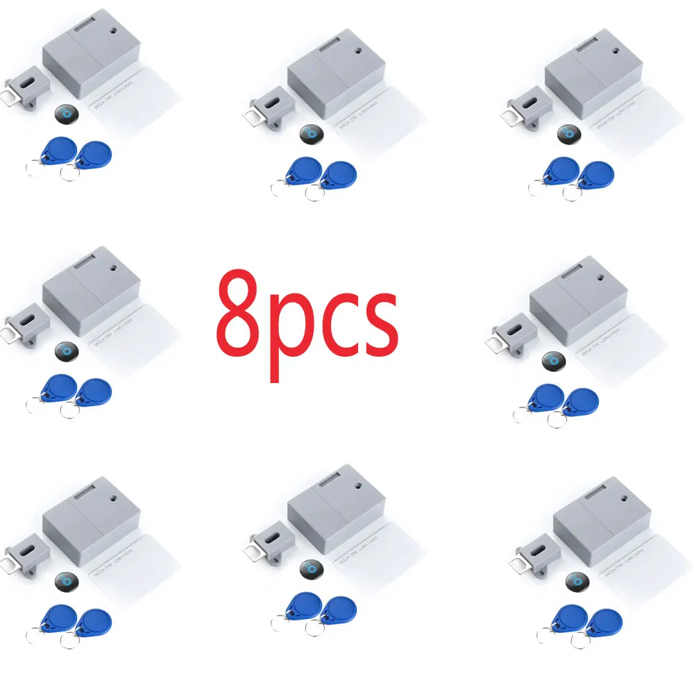 8Pieces Smart Drawer Induction Cabinet Lock RFID Card Smart Electronic Lock Wardrobe Furniture Sauna Cabinet Locker Lock
8Pieces Smart Drawer Induction Cabinet Lock RFID Card Smart Electronic Lock Wardrobe Furniture Sauna Cabinet Locker Lock