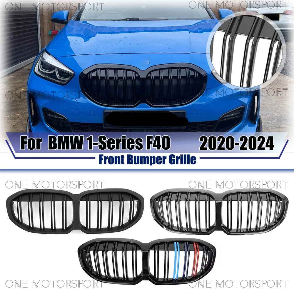 Глянцевая черная решетка радиатора в стиле Double Line для BMW 1-Series F40 2020-2024, глянцевая передняя решетка в стиле M-Color.
Глянцевая черная решетка радиатора в стиле Double Line для BMW 1-Series F40 2020-2024, глянцевая передняя решетка в стиле M-Color.