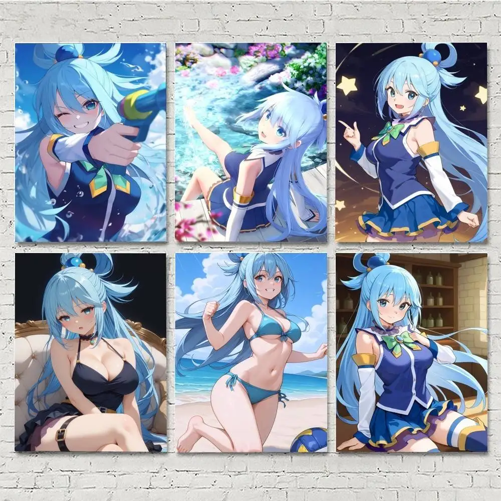 1 шт. аниме-постер K-Konosuba Aqua, HD-печать, винтажный настенный декор для дома и кабинета
1 шт. аниме-постер K-Konosuba Aqua, HD-печать, винтажный настенный декор для дома и кабинета