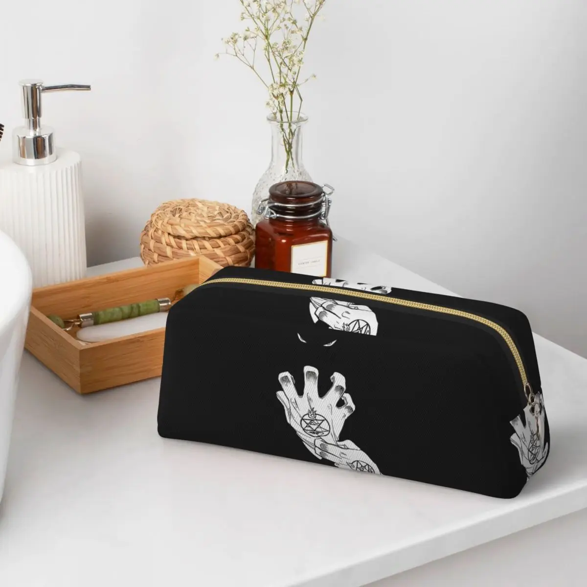 Full Metal Alchemist Roy Mustang Angry With Gloves Pencil Cases for Student Gifts Pen Box Pencil Bag Large Pencil Pouch
Full Metal Alchemist Roy Mustang Angry With Gloves Pencil Cases for Student Gifts Pen Box Pencil Bag Large Pencil Pouch