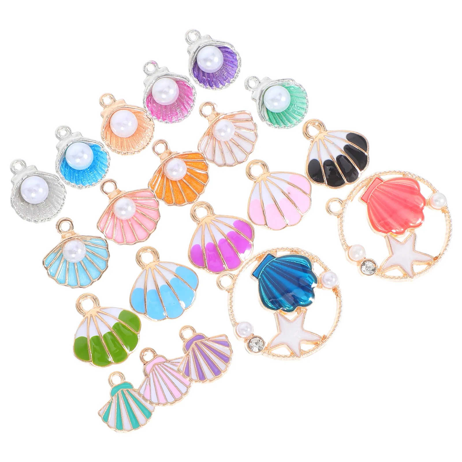 40Pcs Seashell Charms Zinc Alloy Vibrant Fade Resistant Ocean Beach Pendant for Jewelry Making DIY Necklace Bracelet Earring
40Pcs Seashell Charms Zinc Alloy Vibrant Fade Resistant Ocean Beach Pendant for Jewelry Making DIY Necklace Bracelet Earring