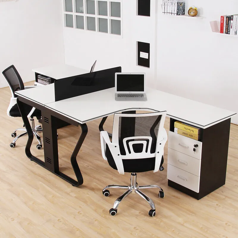 Office desk and chair 2 people work computer desk combination screen partition combination 4 people
Office desk and chair 2 people work computer desk combination screen partition combination 4 people