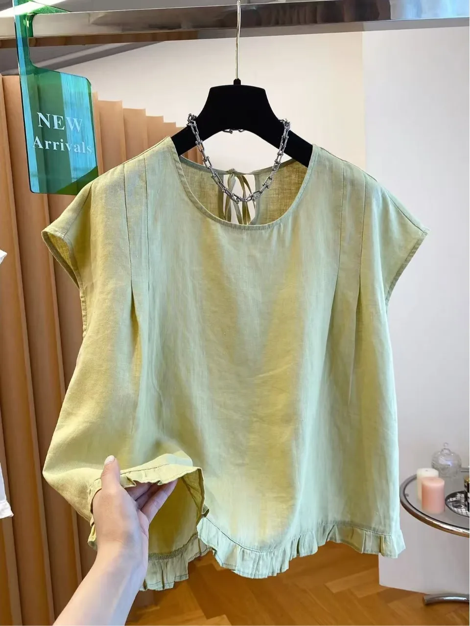 Elegant Cotton Linen Sleeveless Top Women's Loose Fleece Sleeve 2026 New Style Wooden Small Shirt Summer Breathable
Elegant Cotton Linen Sleeveless Top Women's Loose Fleece Sleeve 2026 New Style Wooden Small Shirt Summer Breathable