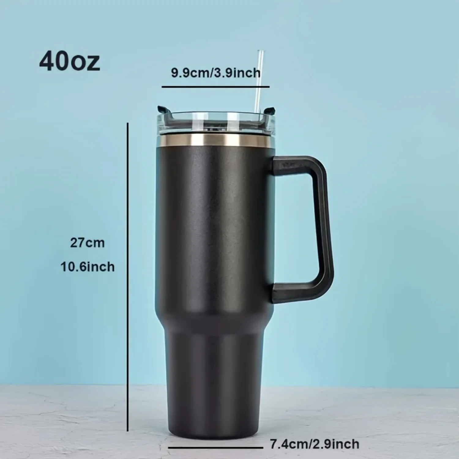Portable Stainless Steel Vacuum Water Cup with Handle, Insulated Tumbler for Office, Home, Travel
Portable Stainless Steel Vacuum Water Cup with Handle, Insulated Tumbler for Office, Home, Travel
