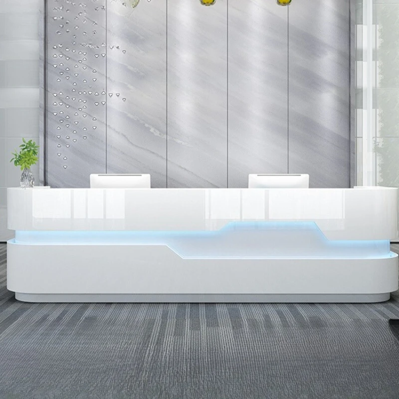 High Quality Front Desk Industrial Design Welcome Receptionist Customer Modern Desks Office Business Escrivaninha Furniture
High Quality Front Desk Industrial Design Welcome Receptionist Customer Modern Desks Office Business Escrivaninha Furniture