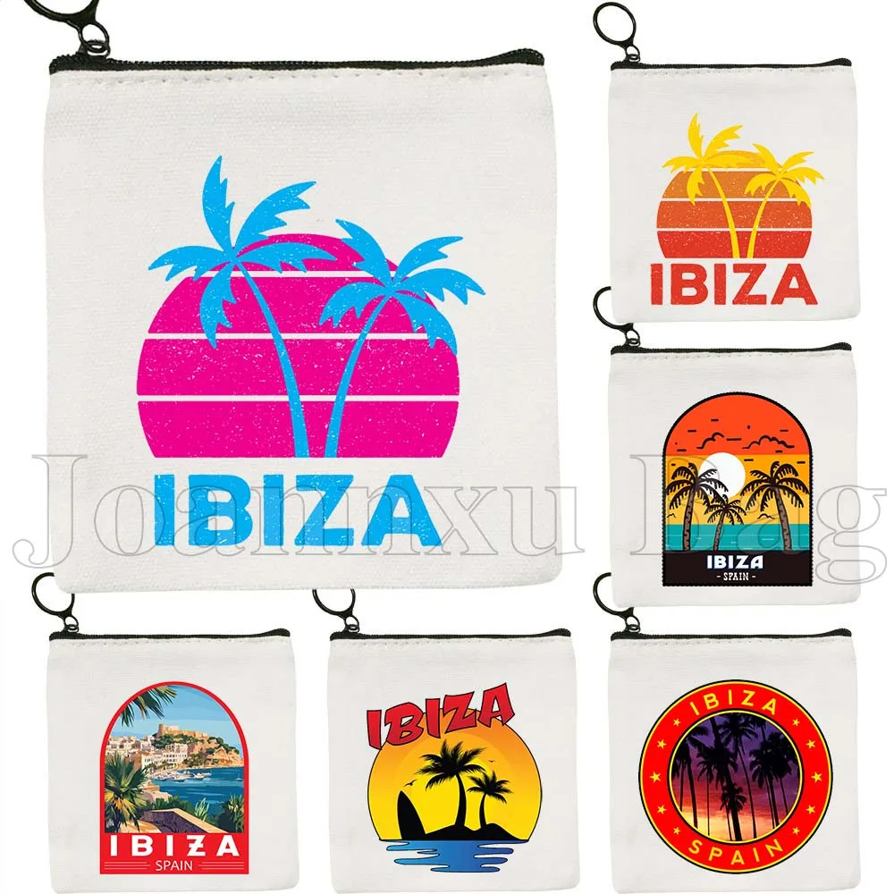 Ibiza Island Spain Sunset Palmtrees Travel Retro Emblem Canvas Coin Purse Bag Small Square Bag Key Storage Card Bag Wallet Pouch
Ibiza Island Spain Sunset Palmtrees Travel Retro Emblem Canvas Coin Purse Bag Small Square Bag Key Storage Card Bag Wallet Pouch