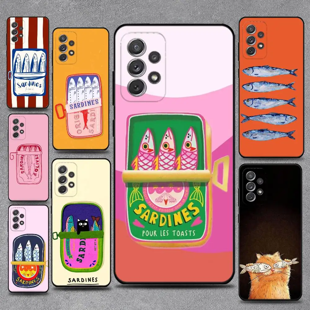 Sardines Fish Art Phone Case For Samsung S25,S24,S21,S22,S23,S30,Ultra,S20,Plus,Fe,Lite,Note,10,9,5G Black Cover
Sardines Fish Art Phone Case For Samsung S25,S24,S21,S22,S23,S30,Ultra,S20,Plus,Fe,Lite,Note,10,9,5G Black Cover